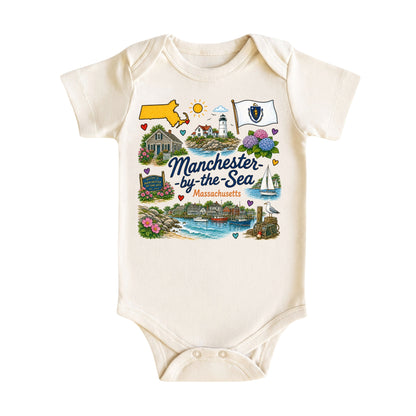 Manchester-by-the-Sea Massachusetts Baby Bodysuit