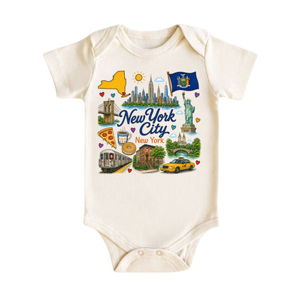 New York City Baby Bodysuit