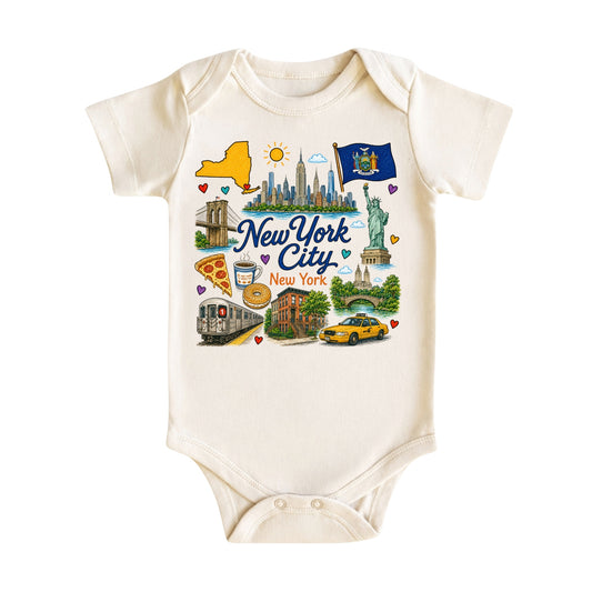 New York City Baby Bodysuit
