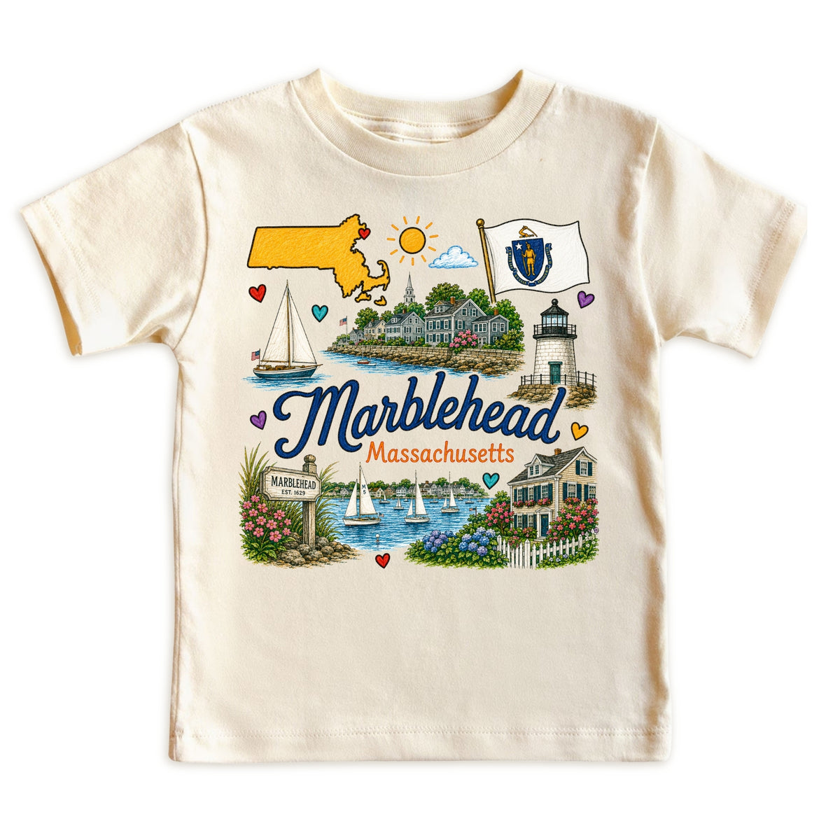 Marblehead Massachusetts Kids T-Shirt