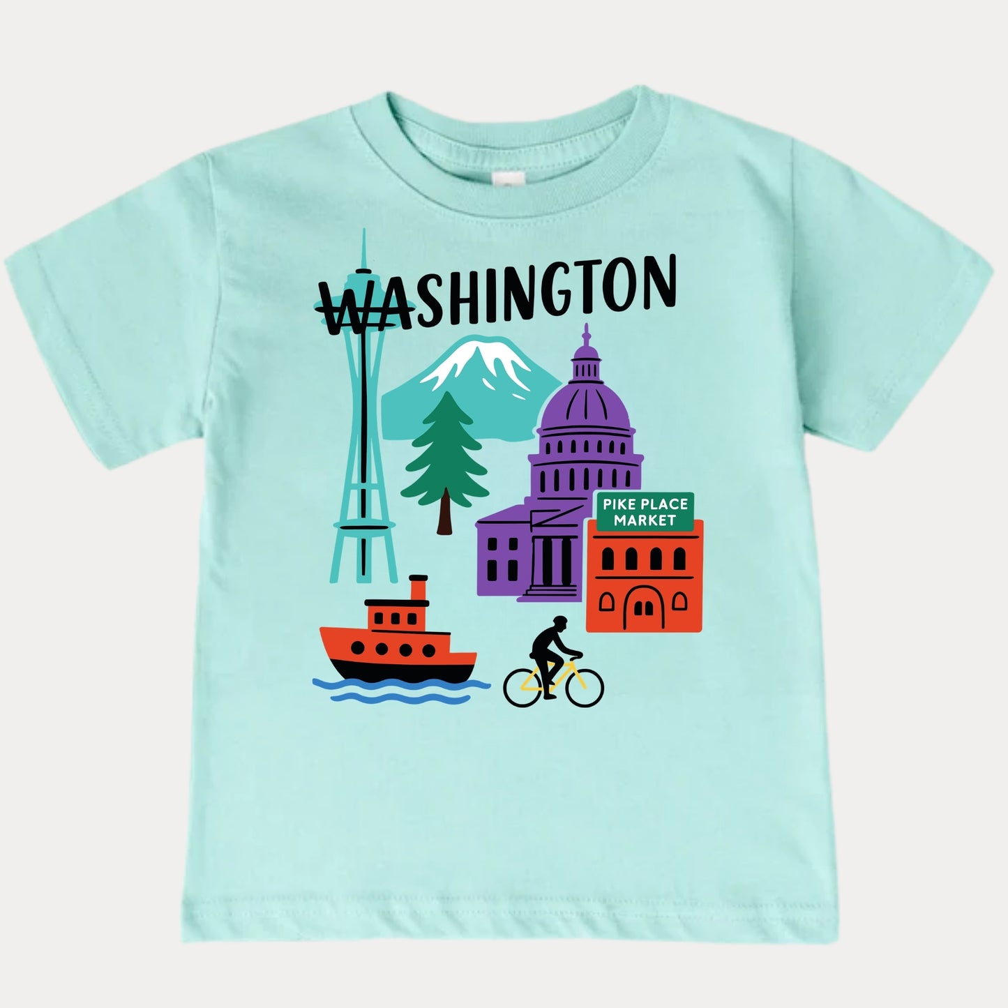 Washington Evergreen State Kids T-Shirt