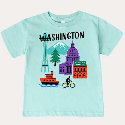 Washington Evergreen State Kids T-Shirt