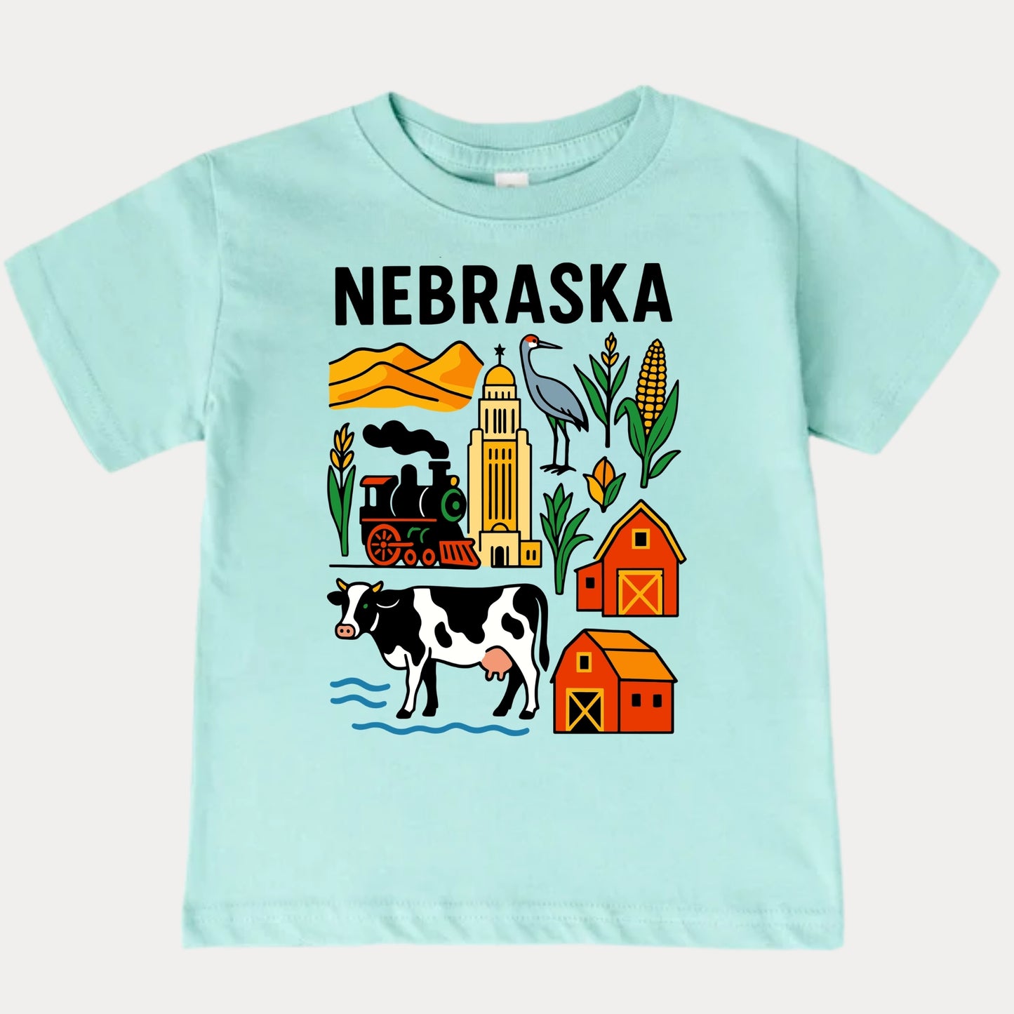 Nebraska Heartland Kids T-Shirt