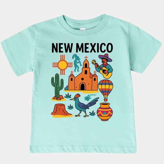 New Mexico Land of Enchantment Kids T-Shirt