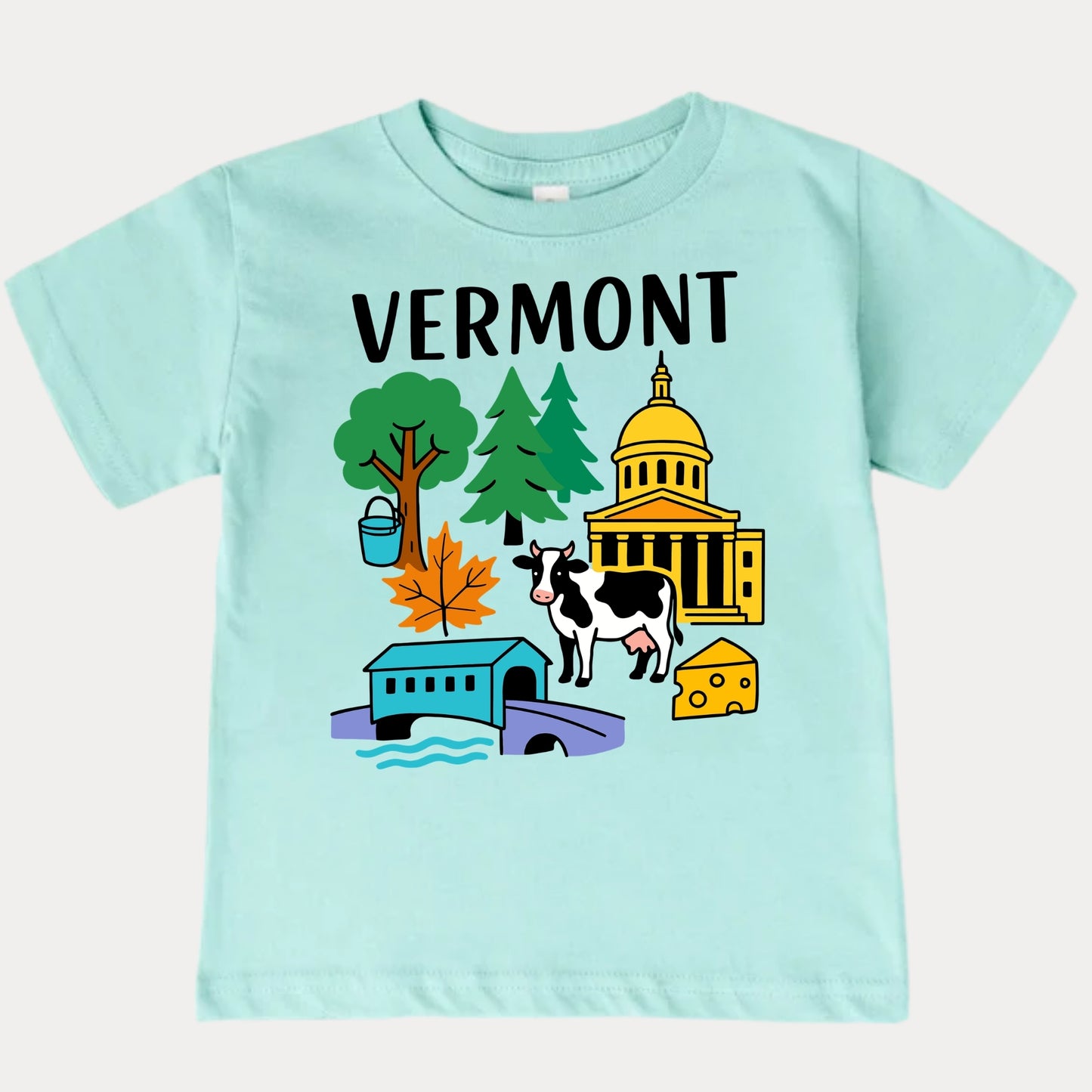 Vermont Green Mountain State Kids T-Shirt