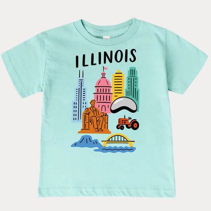 Illinois Prairie State Kids T-Shirt