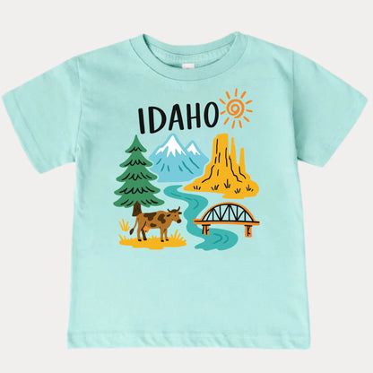Idaho Adventure Kids T-Shirt