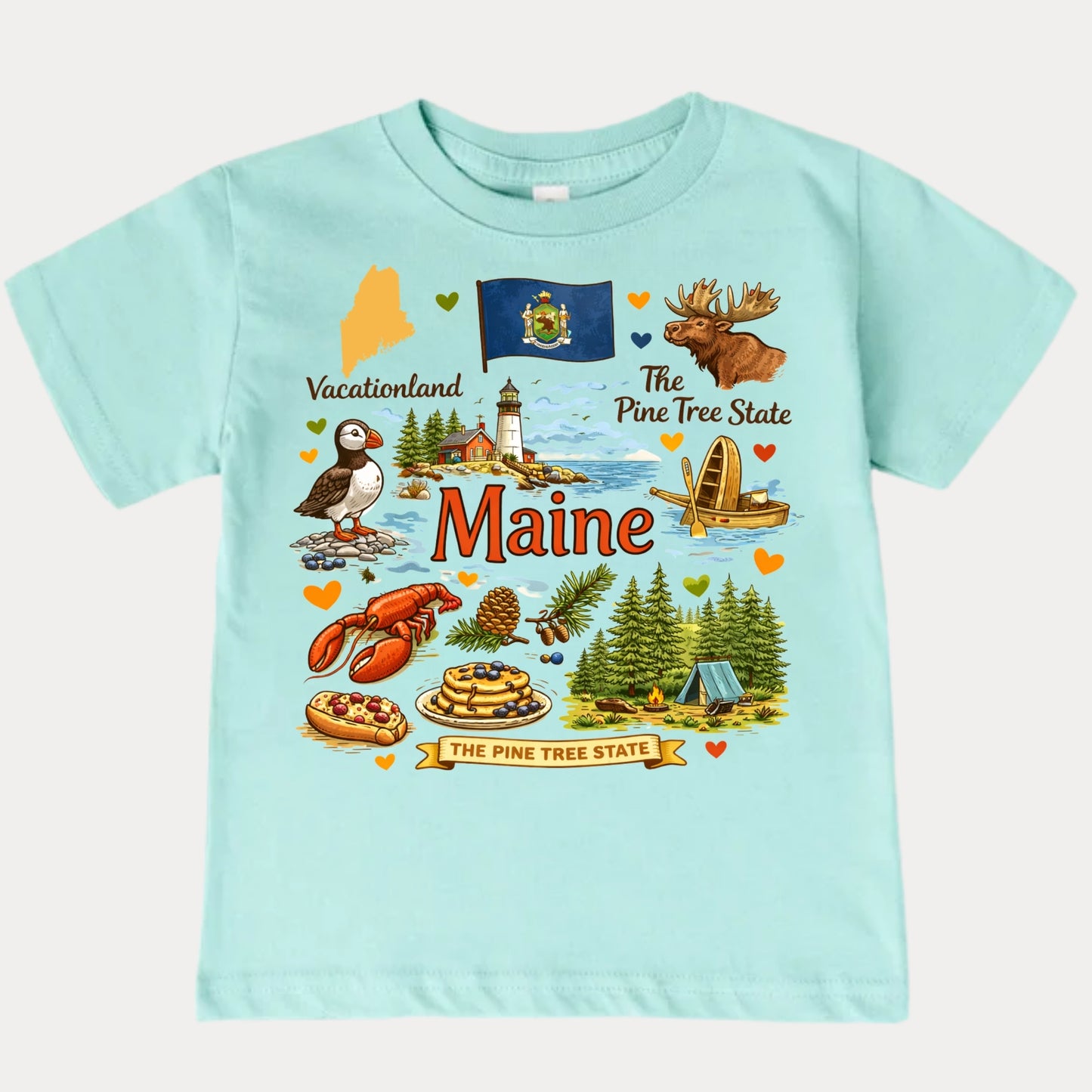 Maine State Symbols Baby ONESIE®