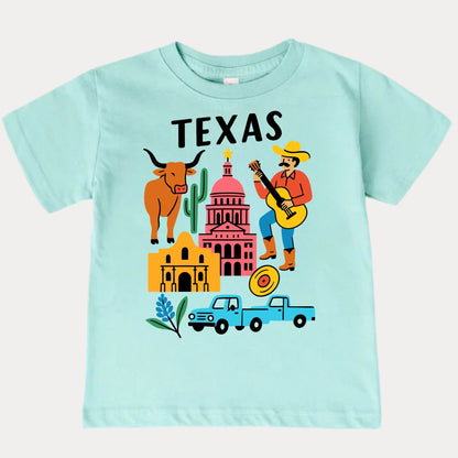 Texas Lone Star State Kids T-Shirt