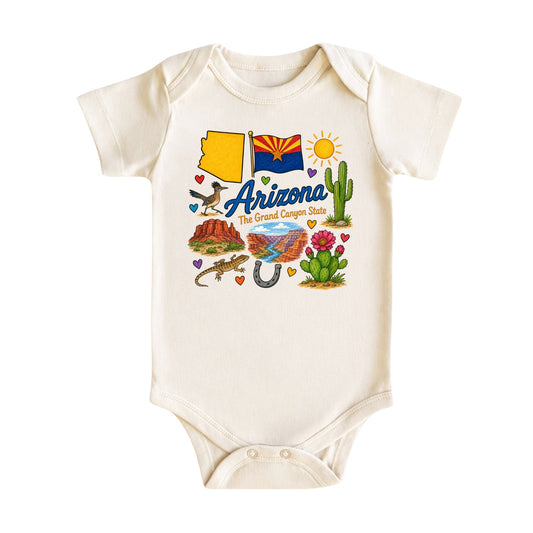 Arizona Baby Bodysuit for Boys Girls