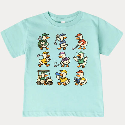 Golf Ducks Kids T-Shirt
