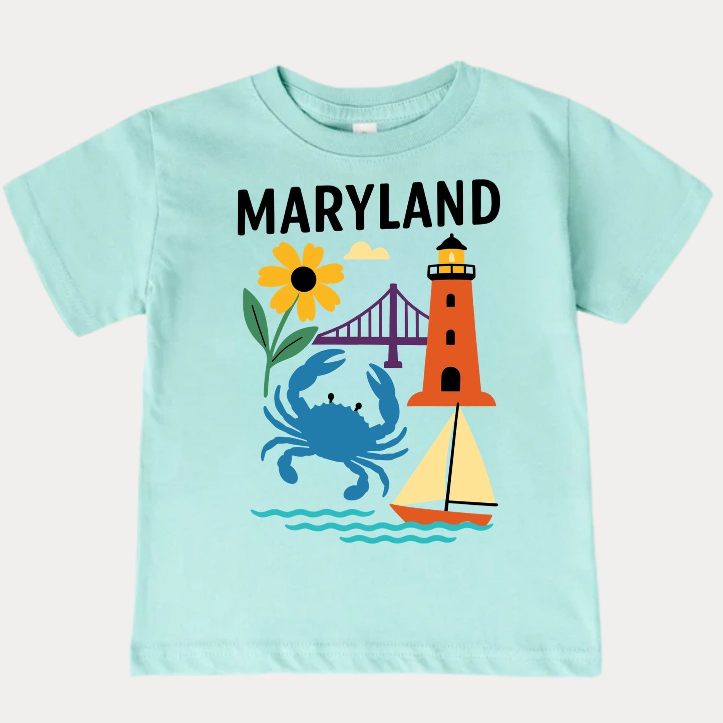 Maryland Coastal Adventure Kids T-Shirt