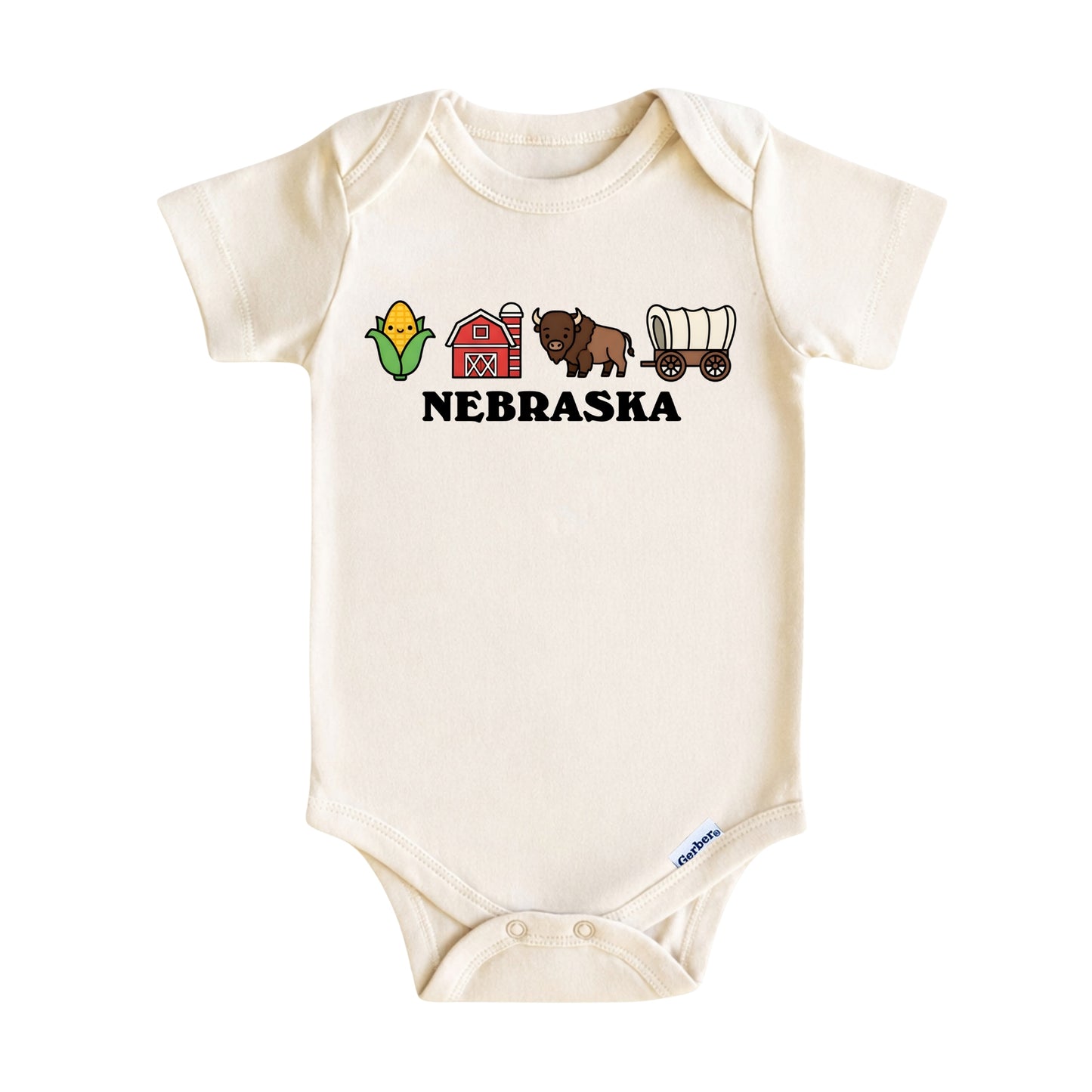 Nebraska Baby Onesie ®, Cornhusker State Baby Bodysuit for Boys Girls