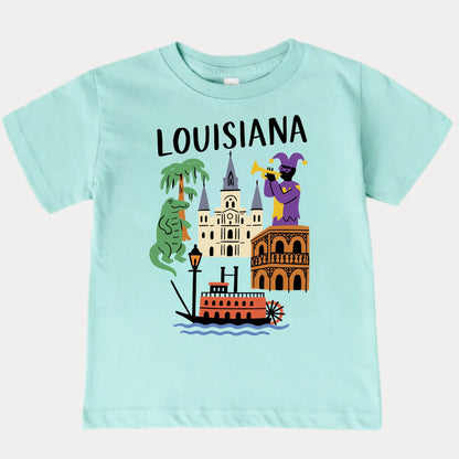 Louisiana Bayou Adventure Kids T-Shirt