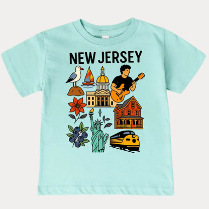 New Jersey Garden State Kids T-Shirt
