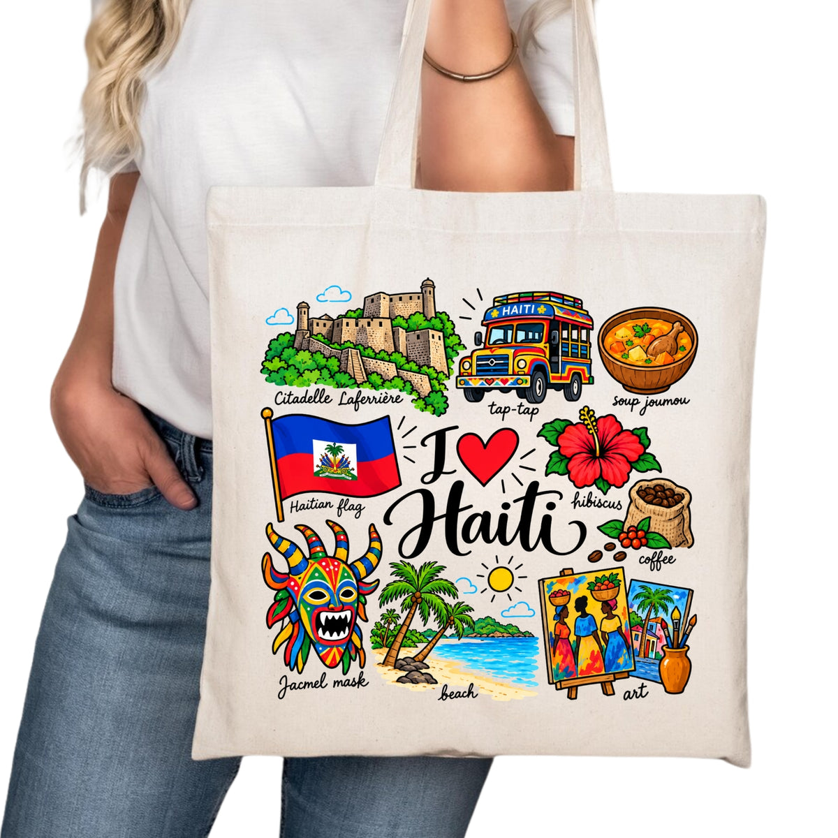 Haiti Tote Bag