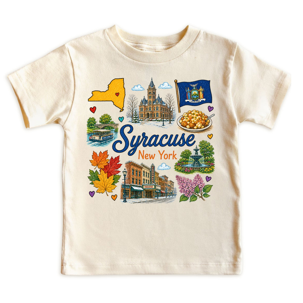 Albany New York Baby Bodysuit for Boys Girls