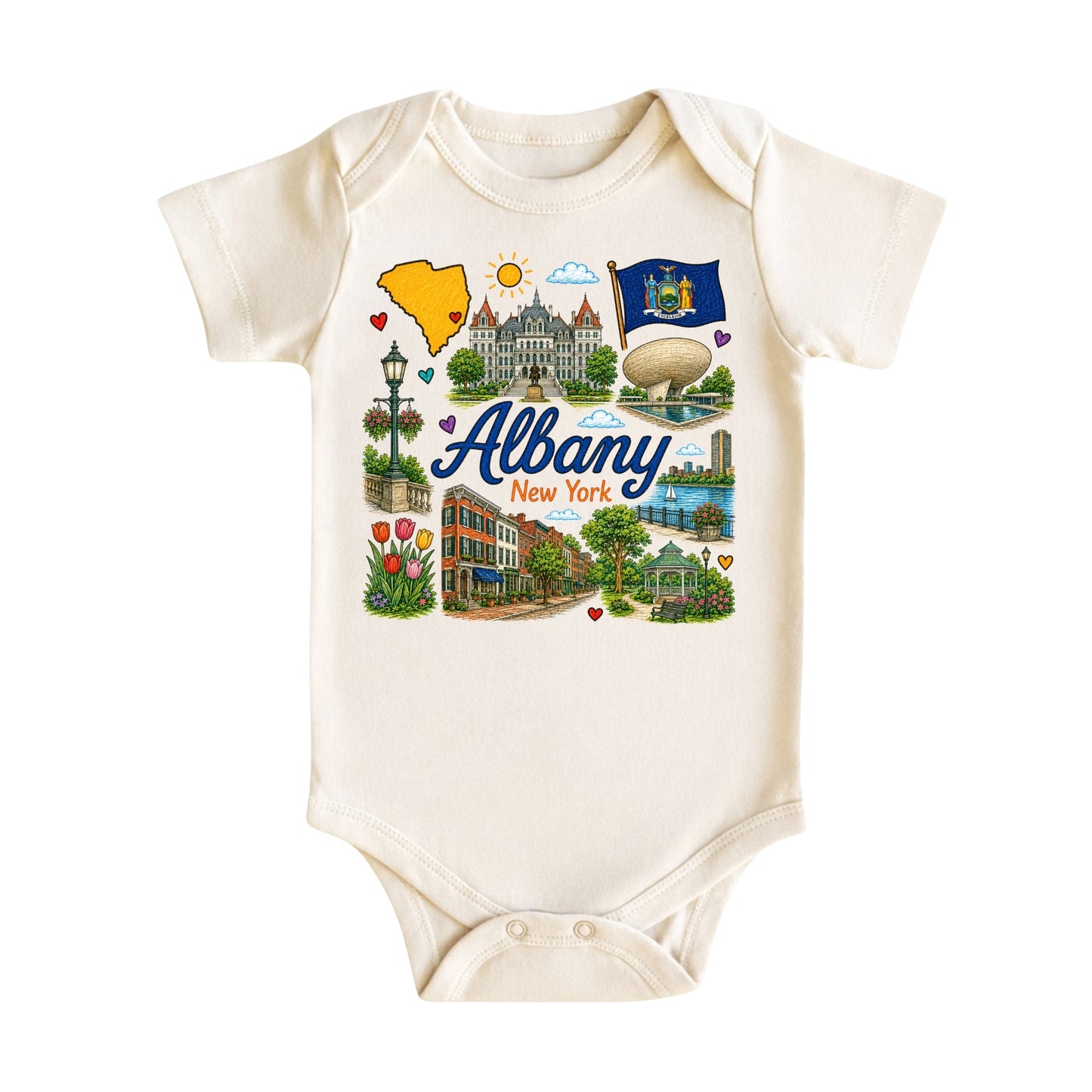 Albany New York Kids T-Shirt