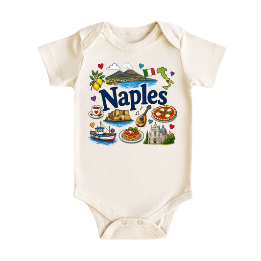Naples Baby Bodysuit for Boys Girls