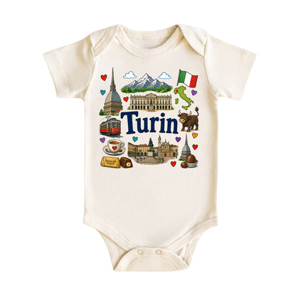 Turin Baby Bodysuit for Boys Girls