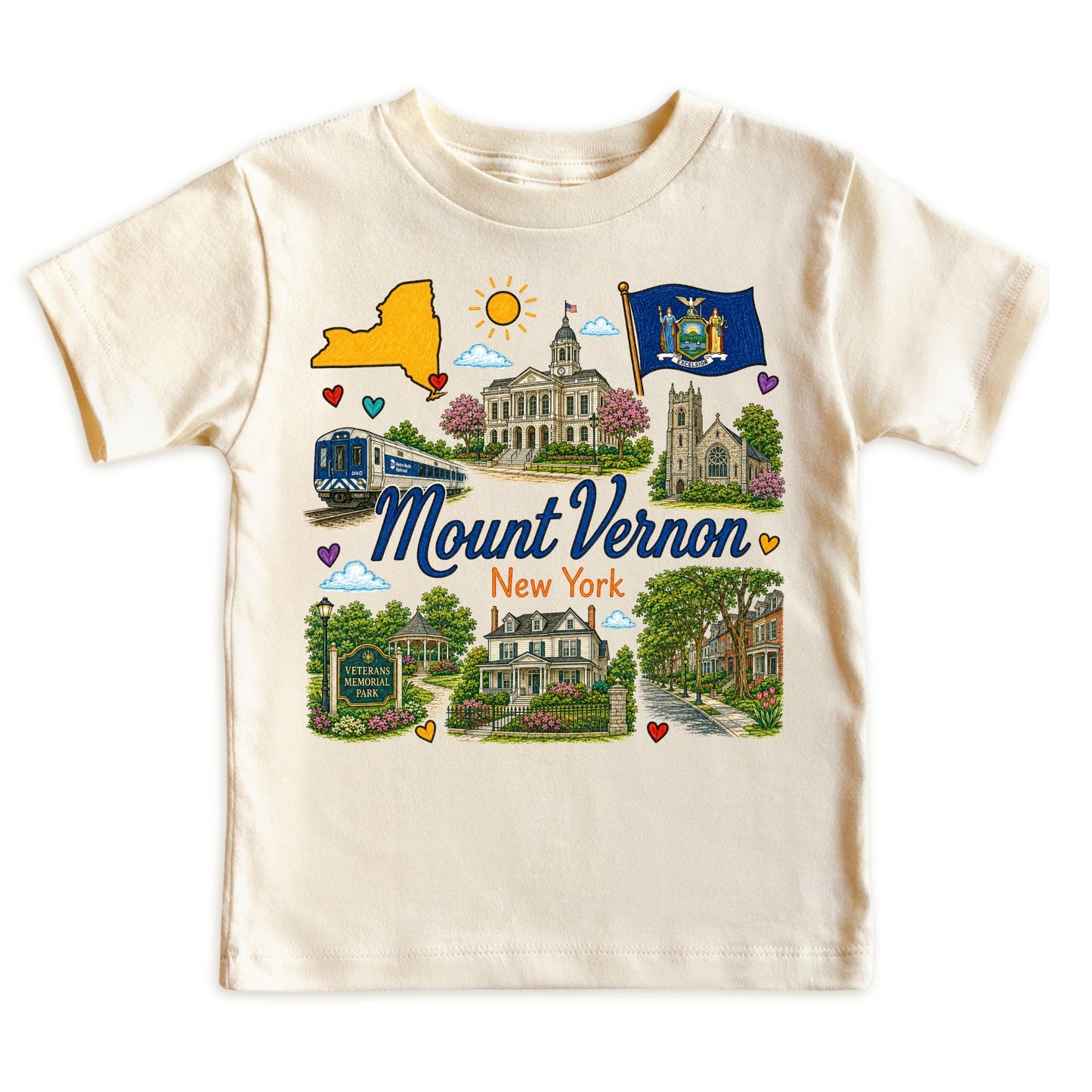 Schenectady New York Baby Bodysuit for Boys Girls