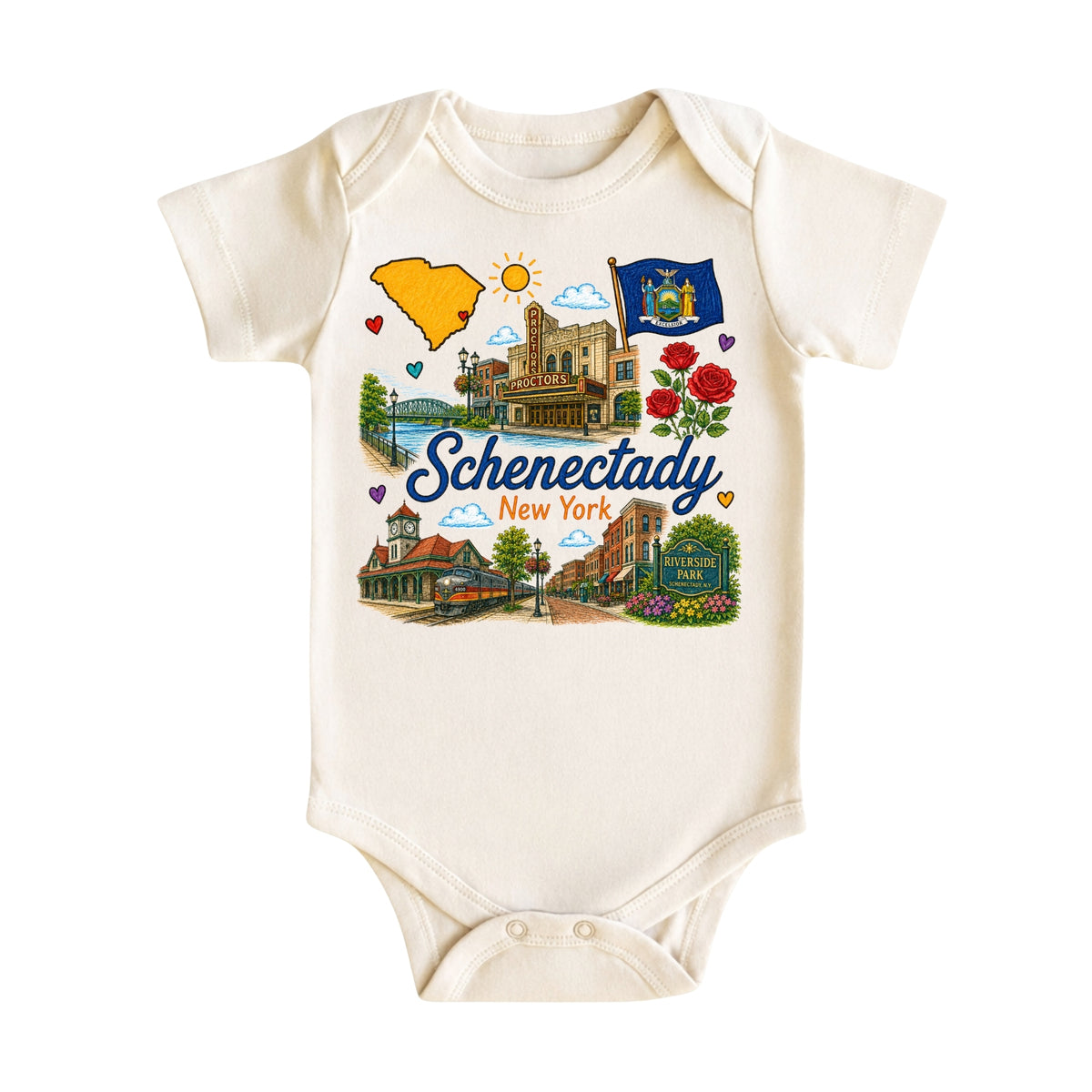 Schenectady New York Kids T-Shirt