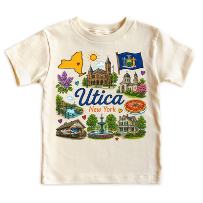 Utica New York Baby Bodysuit for Boys Girls
