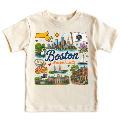 Boston Massachusetts Baby Bodysuit for Boys Girls