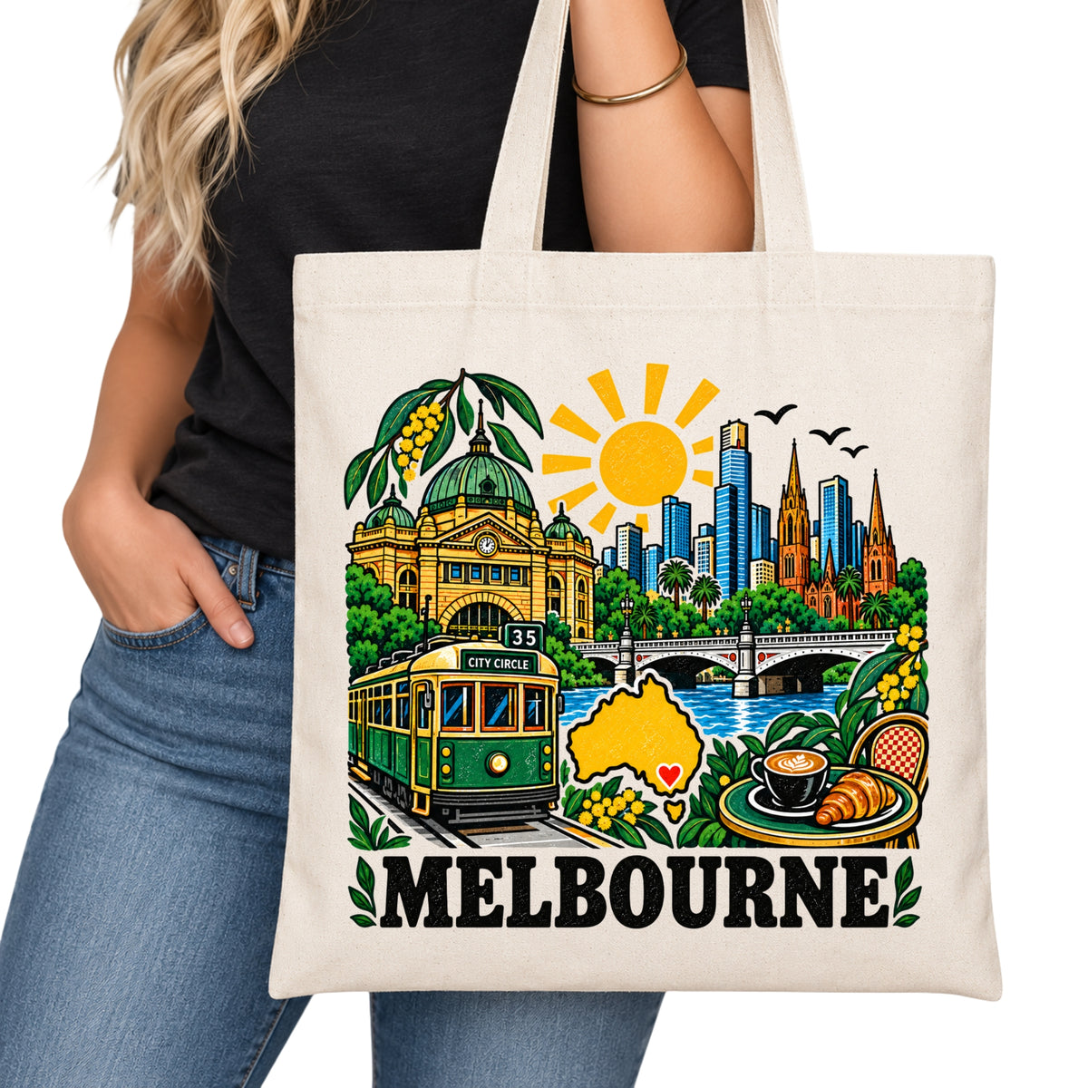 Melbourne Tote Bag