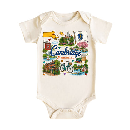 Cambridge Massachusetts Kids T-Shirt