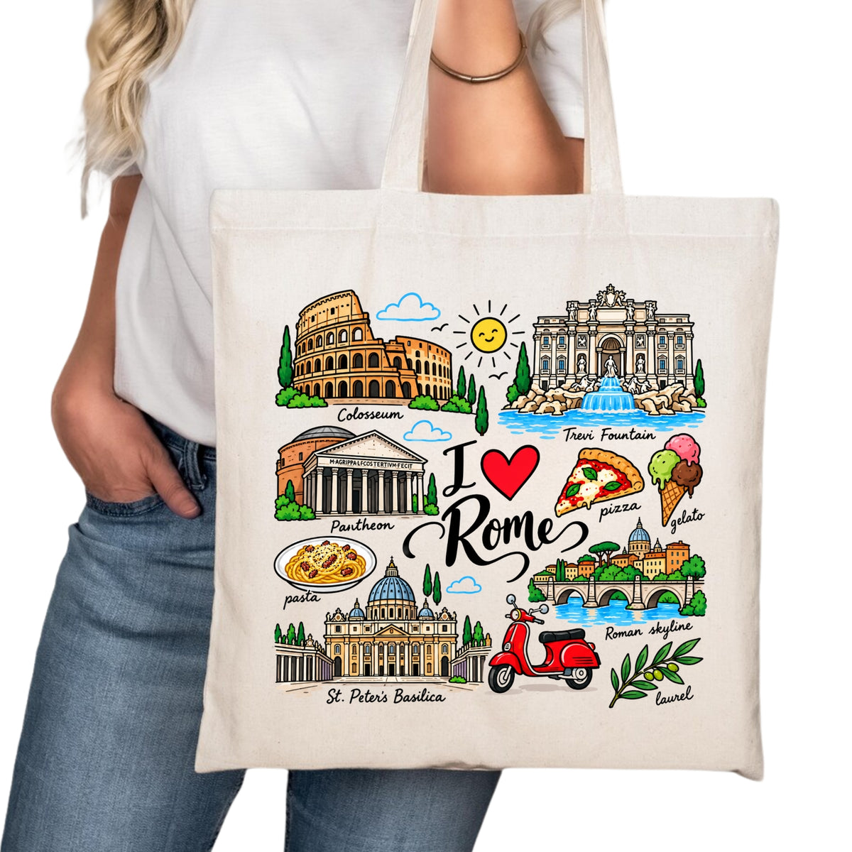 Rome Tote Bag