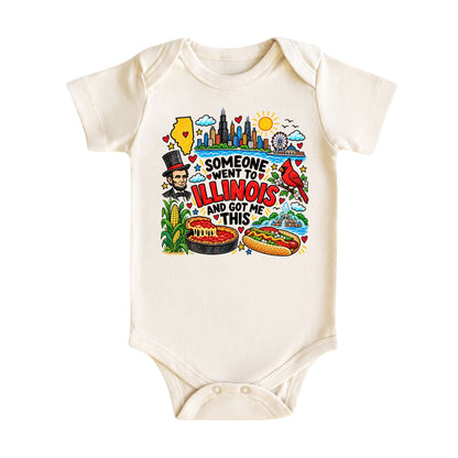 Illinois Gift Tee for Boys Girls