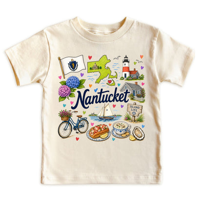 Nantucket Massachusetts Baby Bodysuit for Boys Girls