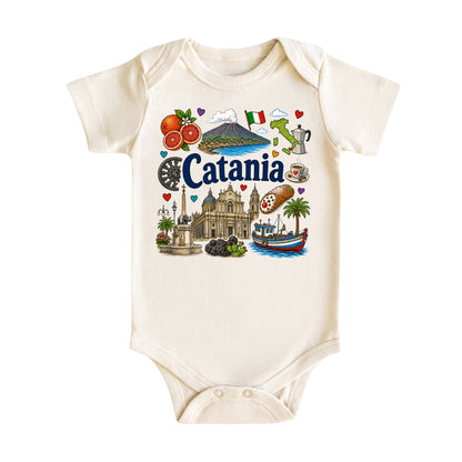 Catania Baby Bodysuit for Boys Girls