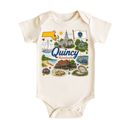 Quincy Massachusetts Kids T-Shirt