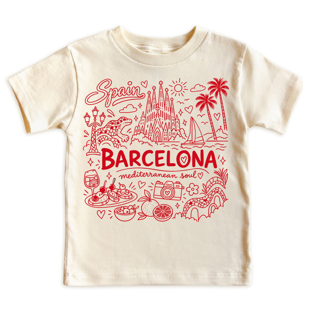 Barcelona Illustration T-Shirt