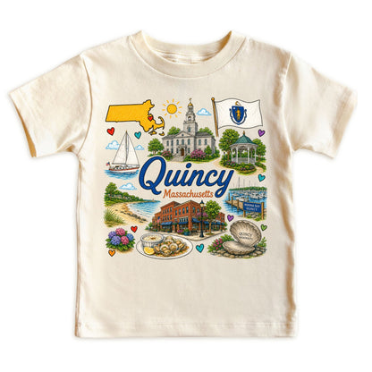 Quincy Massachusetts Kids T-Shirt