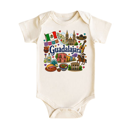 Guadalajara Baby Bodysuit for Boys Girls