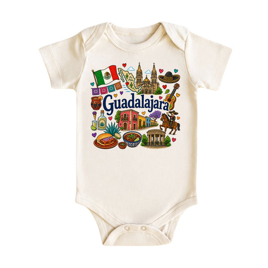 Guadalajara Baby Bodysuit for Boys Girls