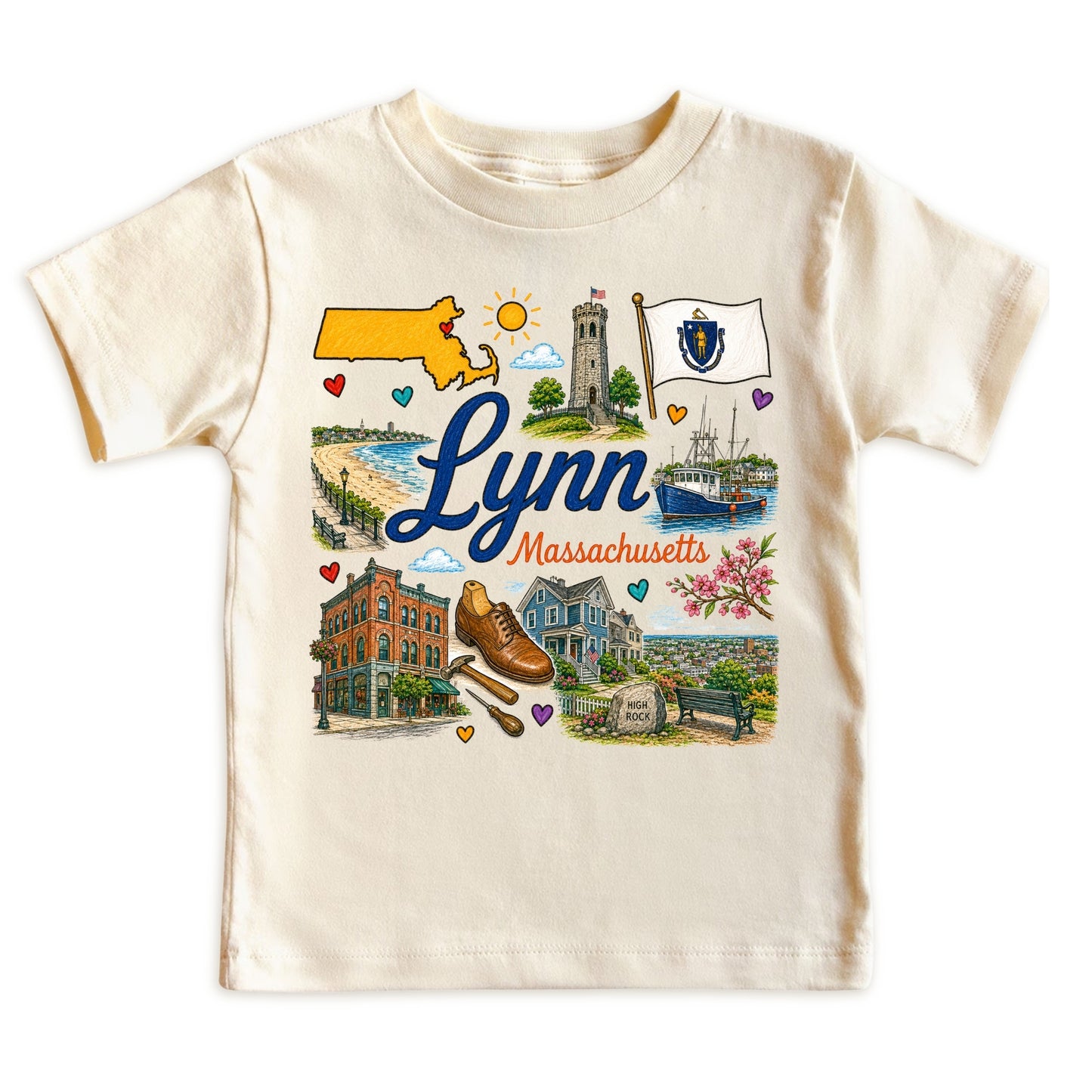Lynn Massachusetts Kids T-Shirt