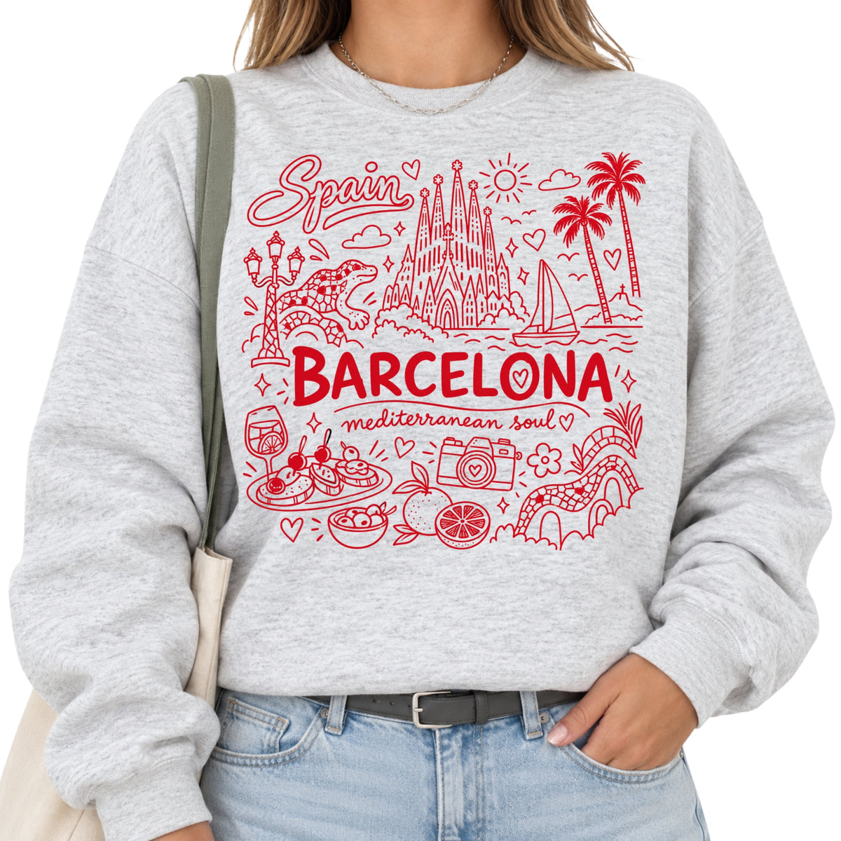 Barcelona Illustration T-Shirt