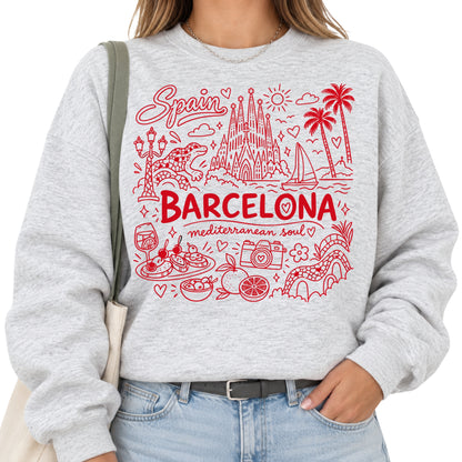 Barcelona Illustration T-Shirt