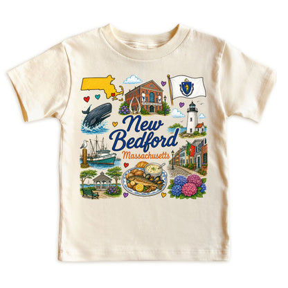 New Bedford Massachusetts Kids T-Shirt