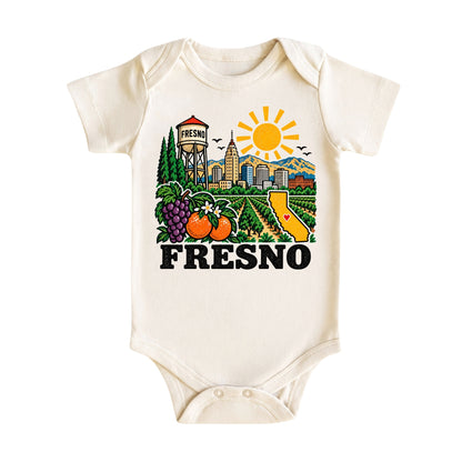 Fresno California Baby Bodysuit