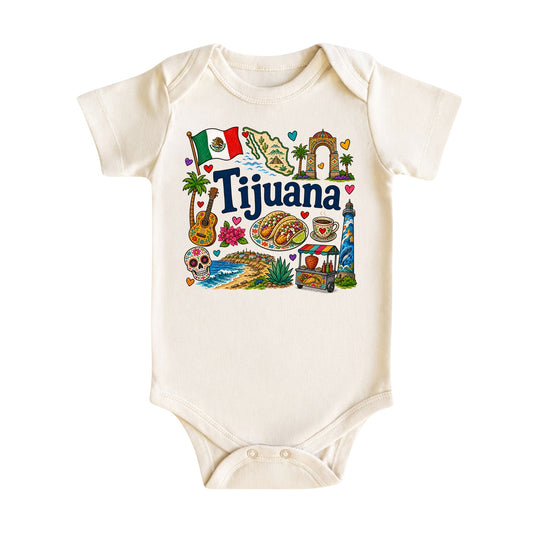 Tijuana Baby Bodysuit for Boys Girls