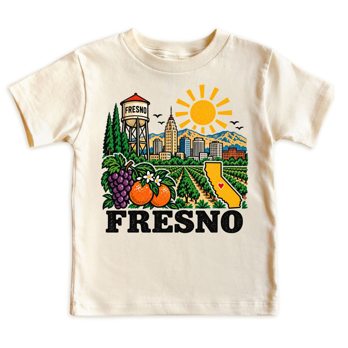 Fresno California Kids T-Shirt