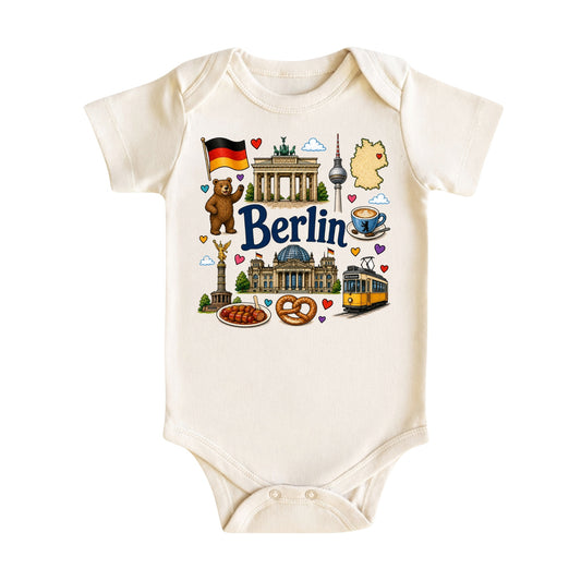 Berlin Baby Bodysuit for Boys Girls