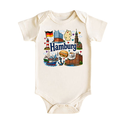 Hamburg Baby Bodysuit for Boys Girls