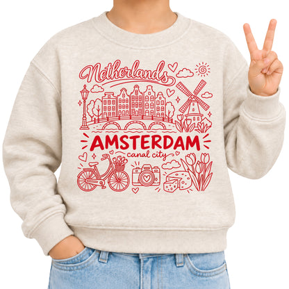 Amsterdam Illustration T-Shirt