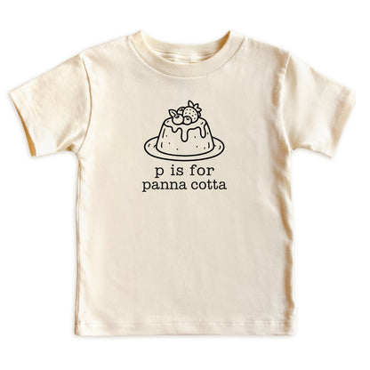 P Is for Panna Cotta Baby Bodysuit